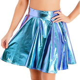 Metallic Queer Mini Skirt